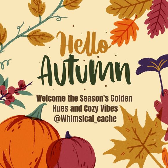 Hello Autumn - Handmade Gift Ideas in Boutique Section - Picture 1 of 4